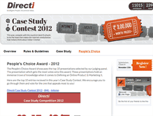 Tablet Screenshot of casestudy.directi.com